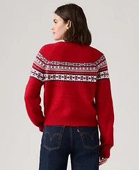 Levi's Women's Lou Fair Isle Crewneck Sweater