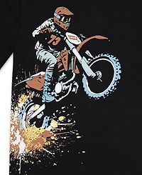 Levi's Boys Toddler 2T-4T One Wild Ride Graphic Print T-Shirt