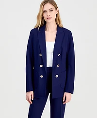 Anne Klein Women's Faux Double-Breasted Jacket