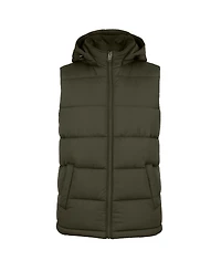 Spire By Galaxy Men's Heavyweight Hooded Puffer Vest