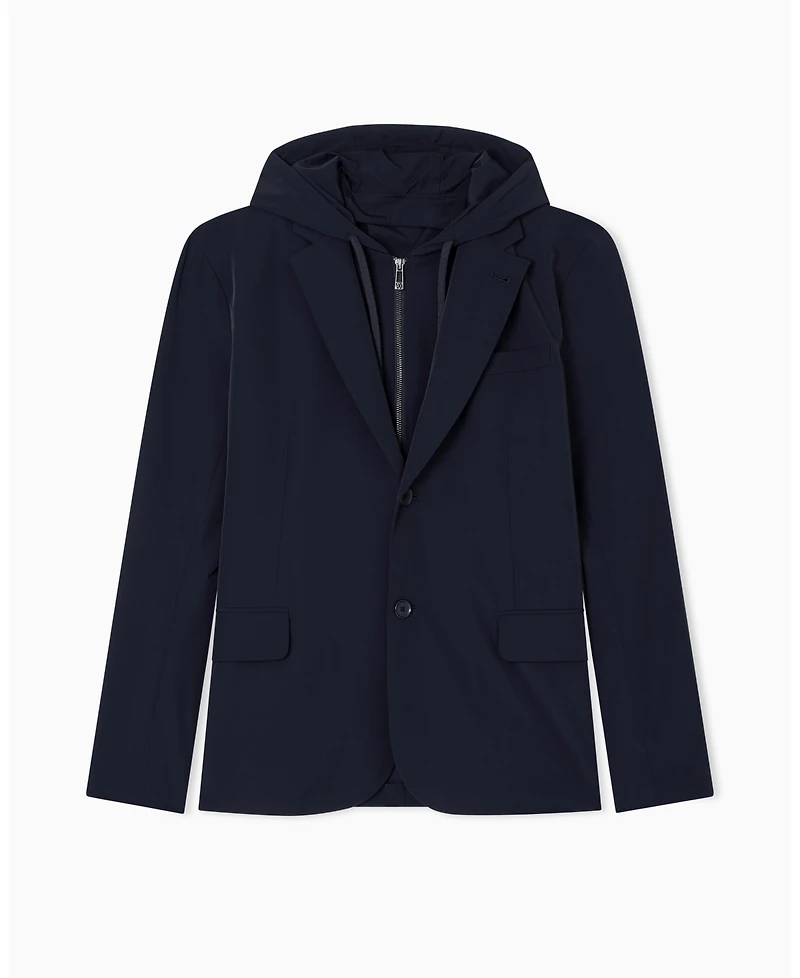A|X Armani Exchange Men's Stretch Nylon Blazer