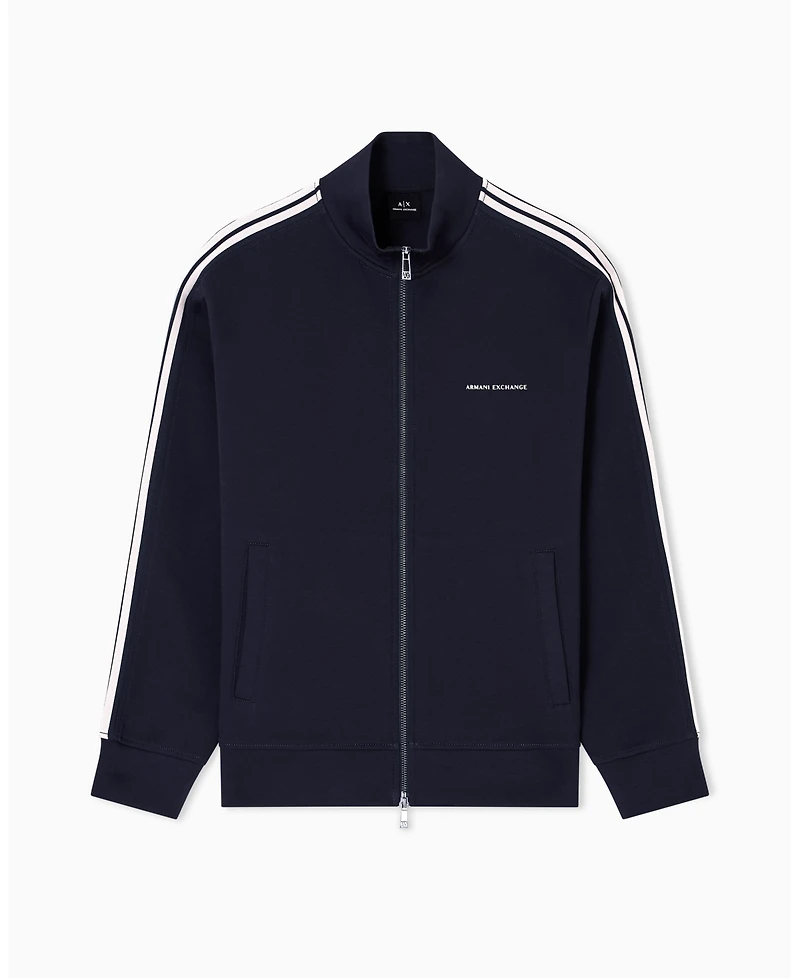A|X Armani Exchange Men's Tape Full Zip Sweatshirt