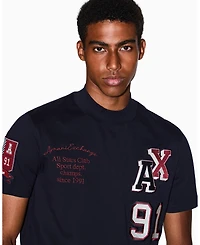 A|X Armani Exchange Men's Multi Badge Logo T-Shirt