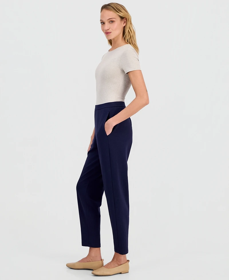 Eileen Fisher Women's Terry Slouch Pull-On Ankle Pants