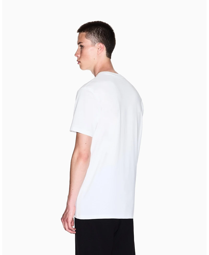 A|X Armani Exchange Men's Tonal Grid Box Graphic T-Shirt