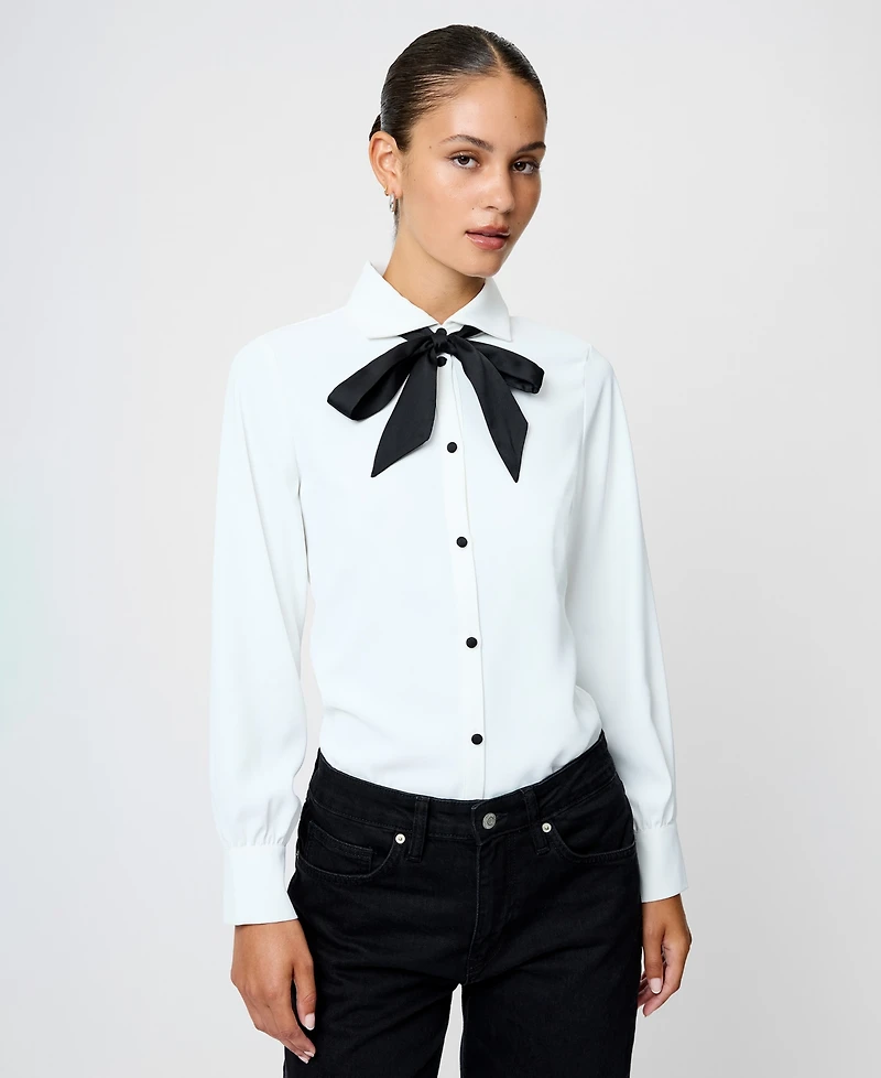 French Connection Women's Long-Sleeve Shirt