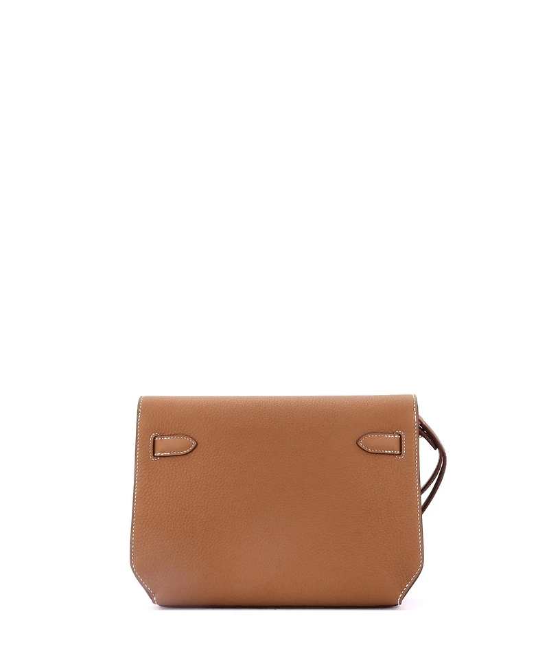 Pre-Owned Hermes 25 Kelly Depeches Pouch Togo