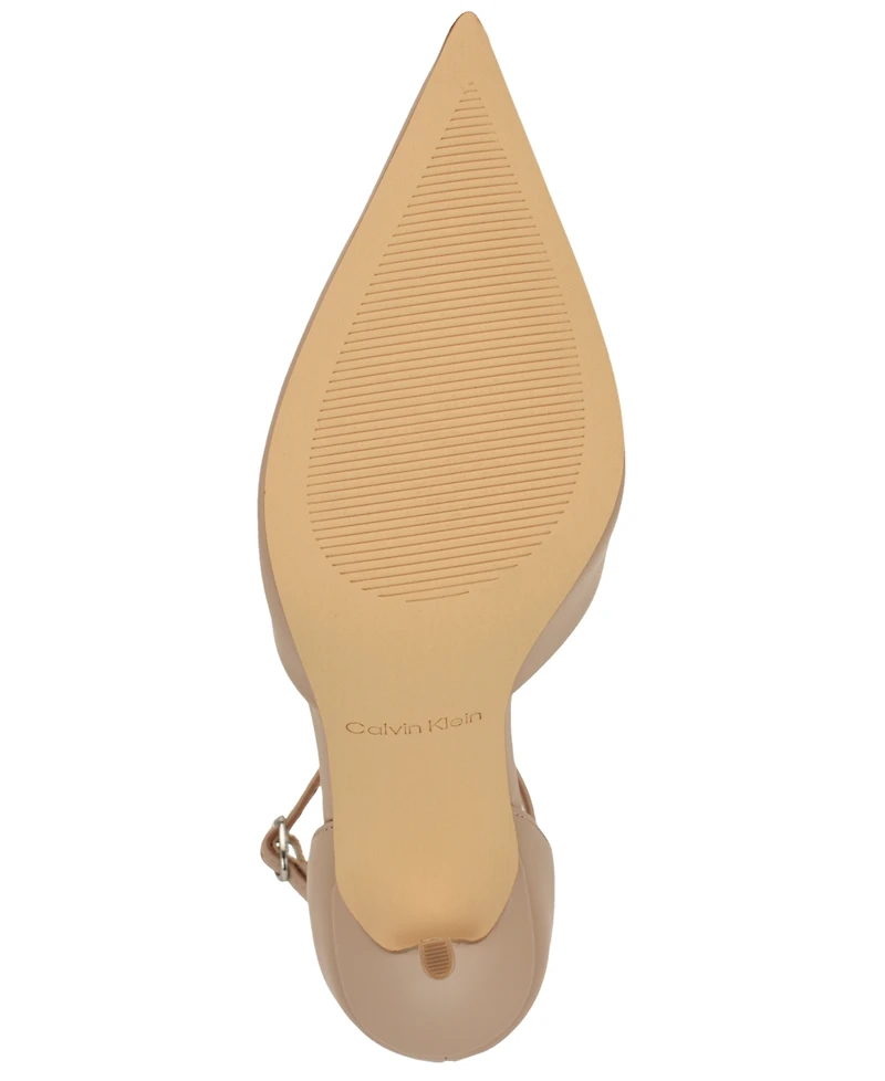 Calvin Klein Women's Olettia Ankle Strap Stiletto Pumps