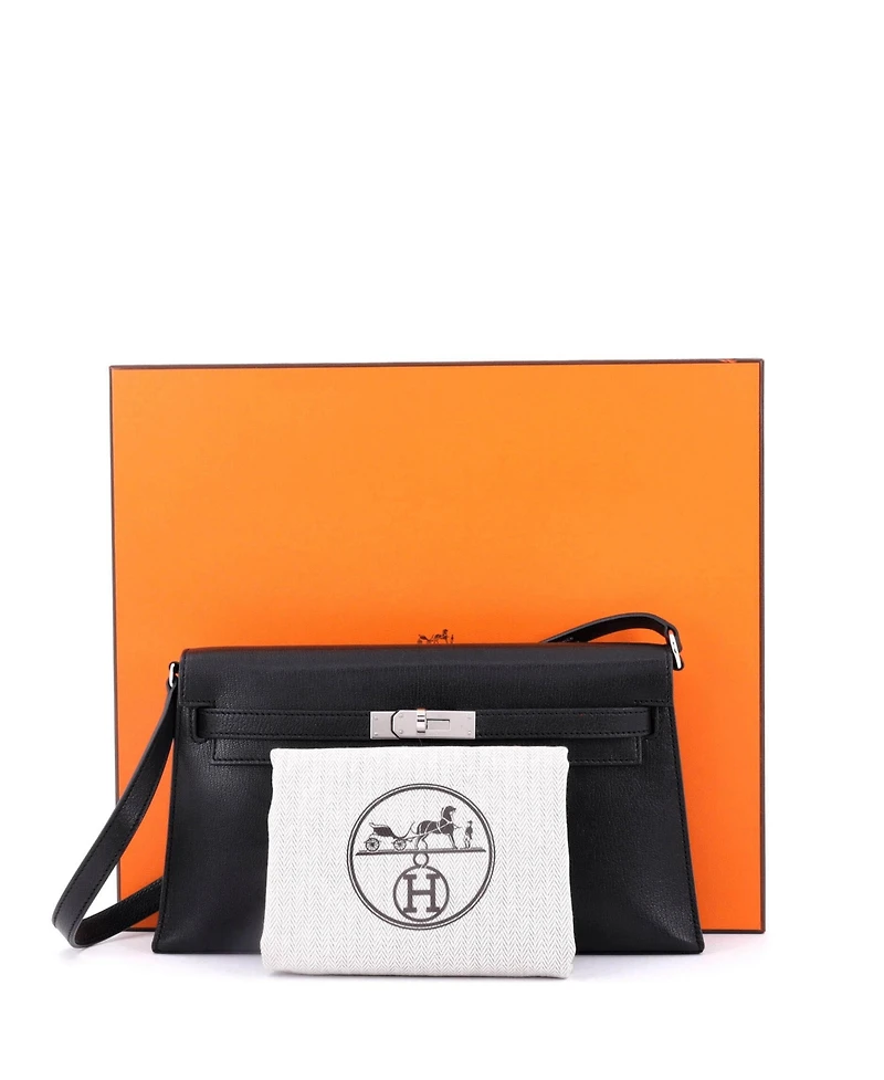 Pre-Owned Hermes Kelly Elan Shoulder Bag Chevre Chamkila