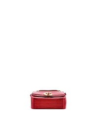 Pre-Owned Chloe Mini C Double Carry Bag Embossed Leather