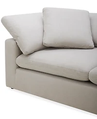 Furniture Fog -Pc. Fabric L-Sectional Ottoman End Sofa Set