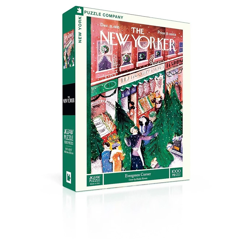 New York Puzzle Company Evergreen Corner 1000 Piece Puzzle