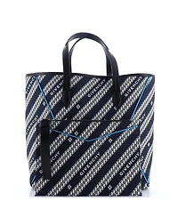 Pre-Owned Givenchy Medium Bond Shopper Tote Logo Jacquard Canvas