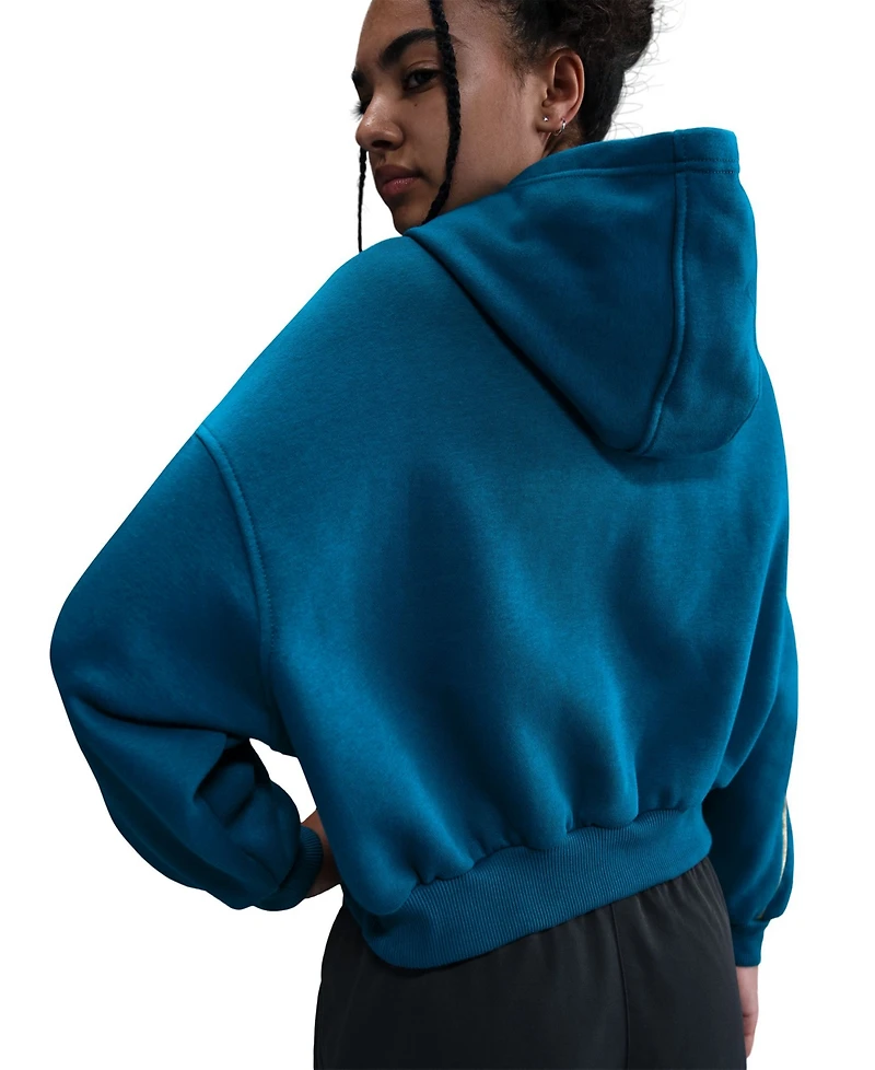 Nike Girls 7-16 Sportswear Boxy Long-Sleeve Hoodie