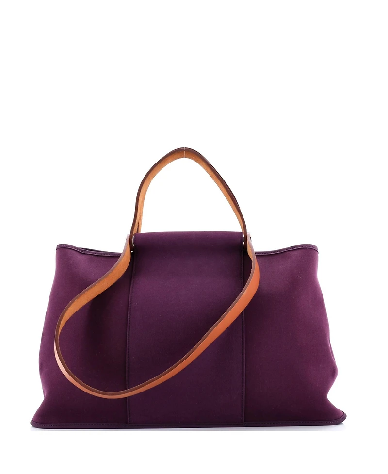 Pre-Owned Hermes 39 Cabag Elan Toile and Leather