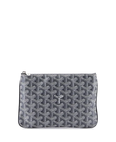 Pre-Owned Goyard Pm Senat Zip Pouch Coated Canvas