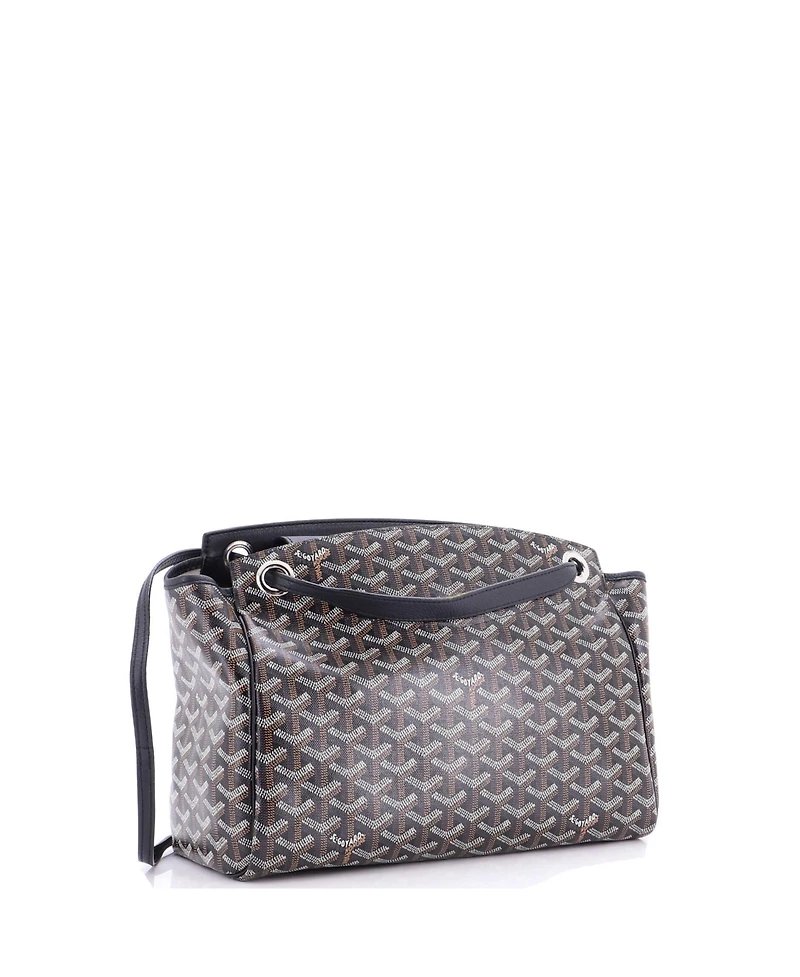 Pre-Owned Goyard Pm Rouette Bag Coated Canvas