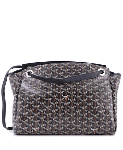 Pre-Owned Goyard Pm Rouette Bag Coated Canvas