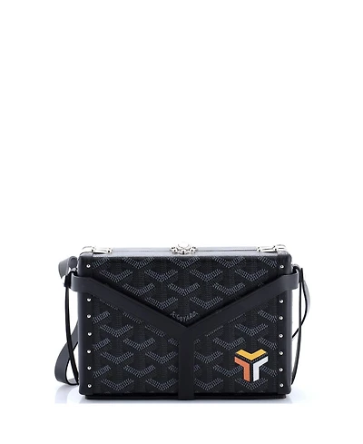 Pre-Owned Goyard Minaudiere Bag Printed Coated Canvas