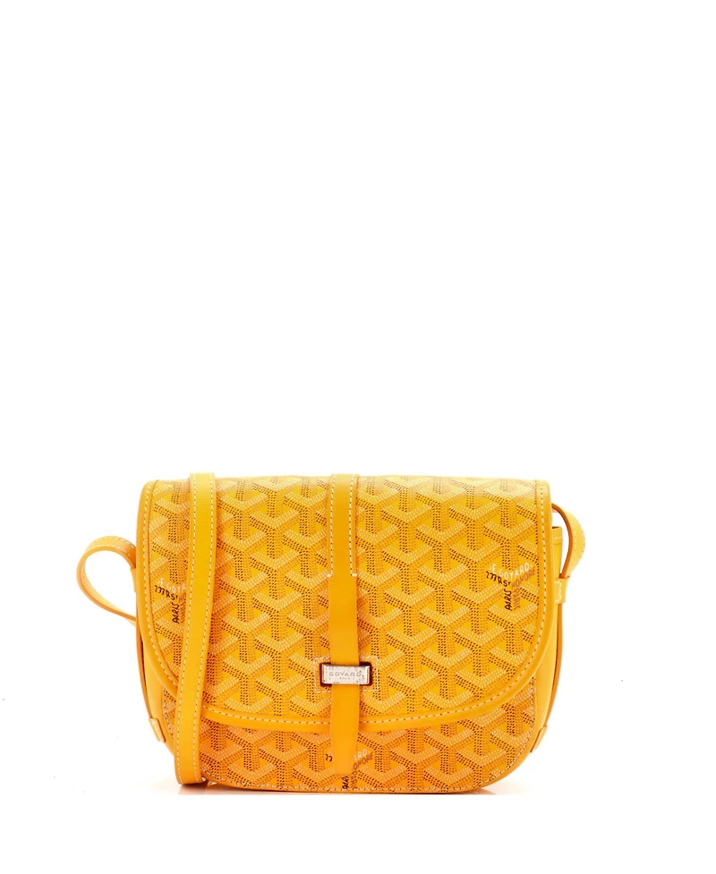 Pre-Owned Goyard Pm Belvedere Ii Messenger Bag Coated Canvas