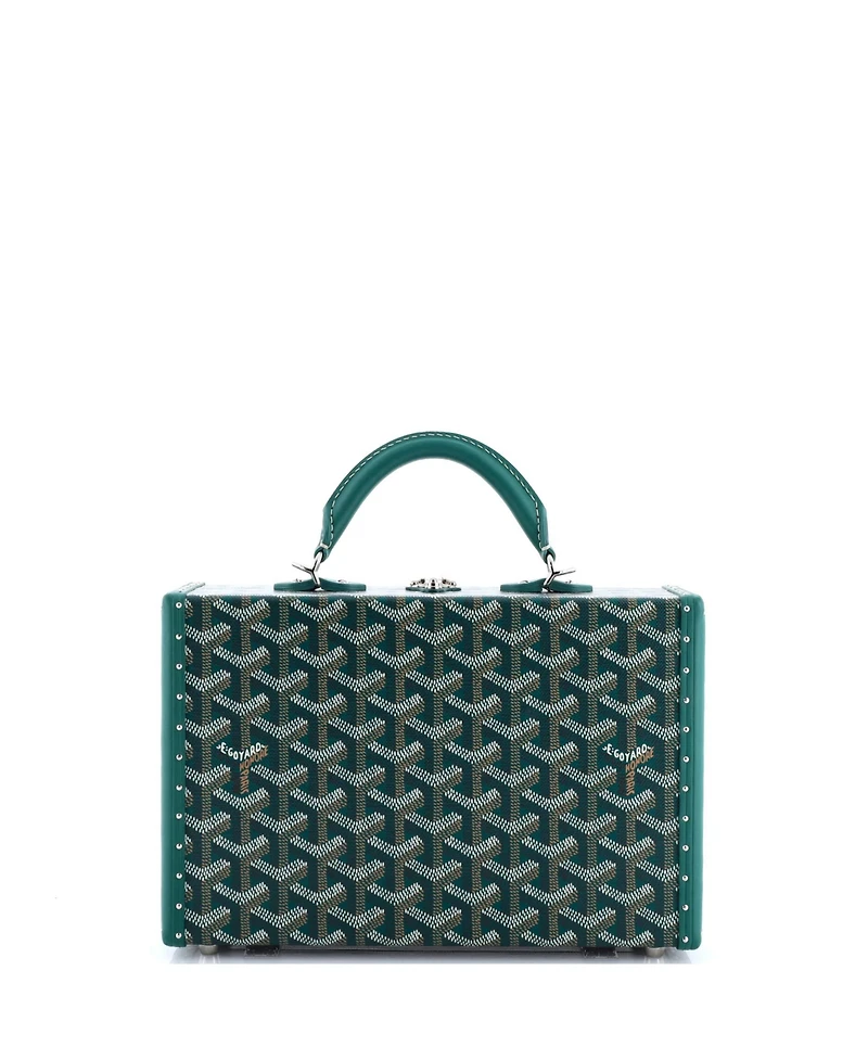 Pre-Owned Goyard Pm Grand Hotel Trunk Bag Coated Canvas