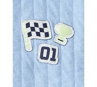 Carter's Baby Boys 3-Piece Race Car Quilted Sleeveless Vest, Bodysuit and Pants Set