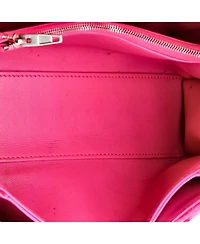 Pre-Owned Balenciaga Medium Crush Chain Flap Bag Quilted Velvet