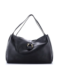 Pre-Owned Salvatore Ferragamo Medium Gancini Belt Hobo Shoulder Bag Leather