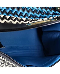 Pre-Owned Salvatore Ferragamo Medium Sofia Satchel Multicolor Woven Leather