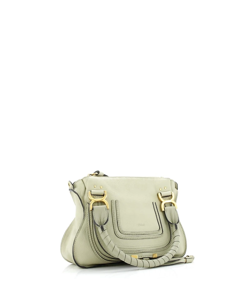 Pre-Owned Chloe Small Marcie Satchel Leather