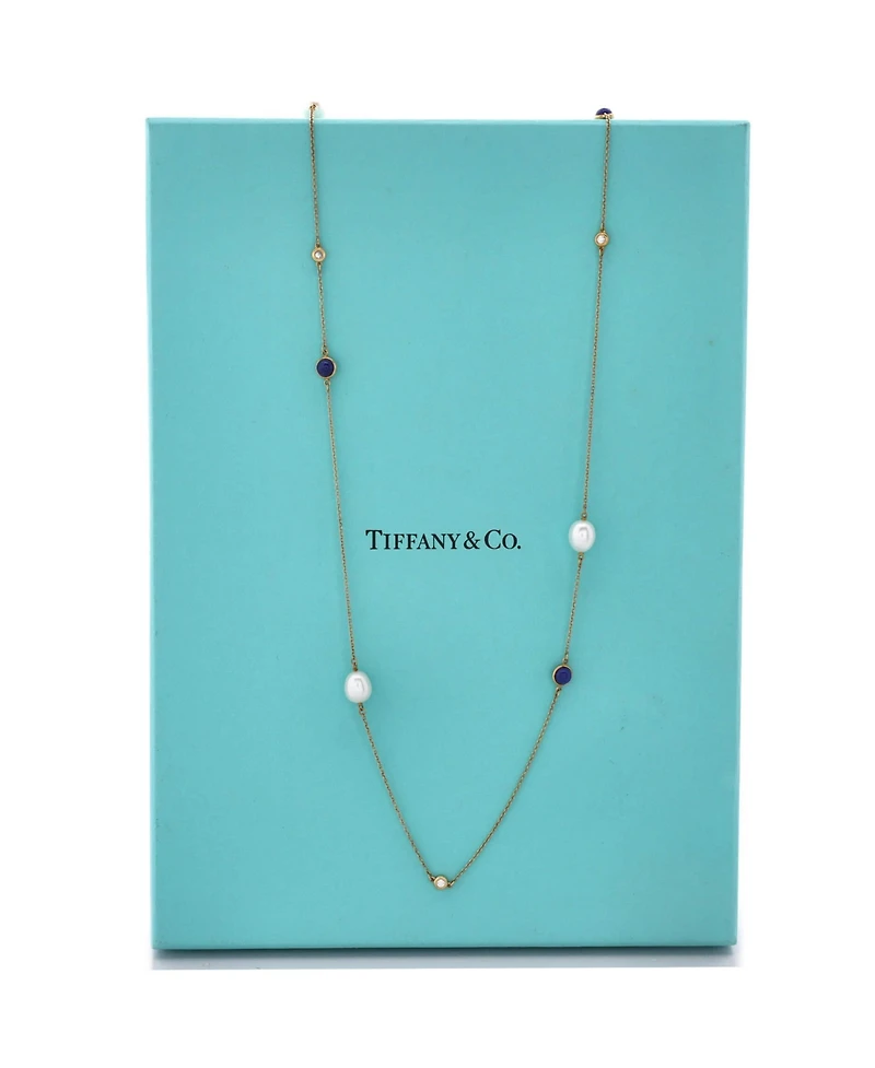 Pre-Owned Tiffany & Co. Elsa Peretti Diamonds By The Yard 13 Station Necklace