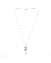 Pre-Owned Tiffany & Co. Petals Key Pendant Necklace