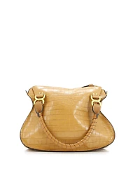 Pre-Owned Chloe Medium Marcie Satchel Embossed Leather