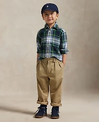 Polo Ralph Lauren Boys 2-7 Plaid Cotton Oxford Shirt