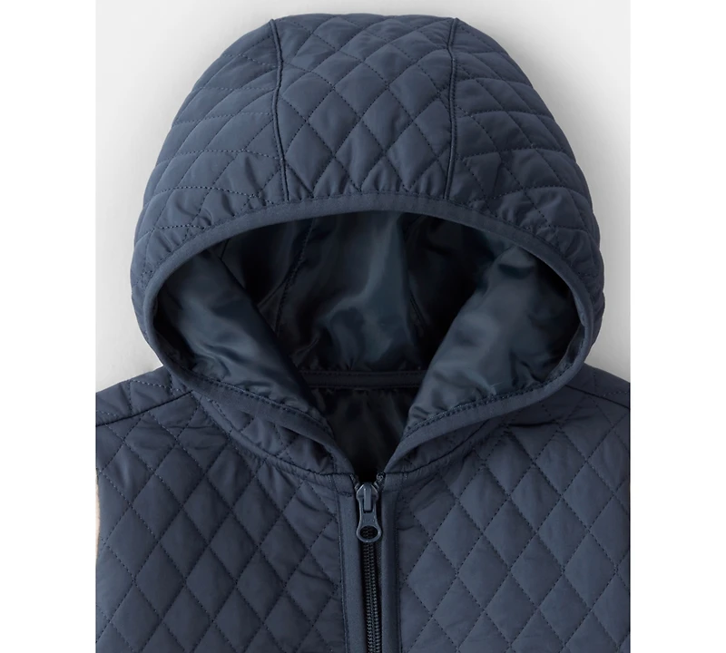Carter's Boys Toddler 2T-5T Color Block Hooded Zip-Up Jacket