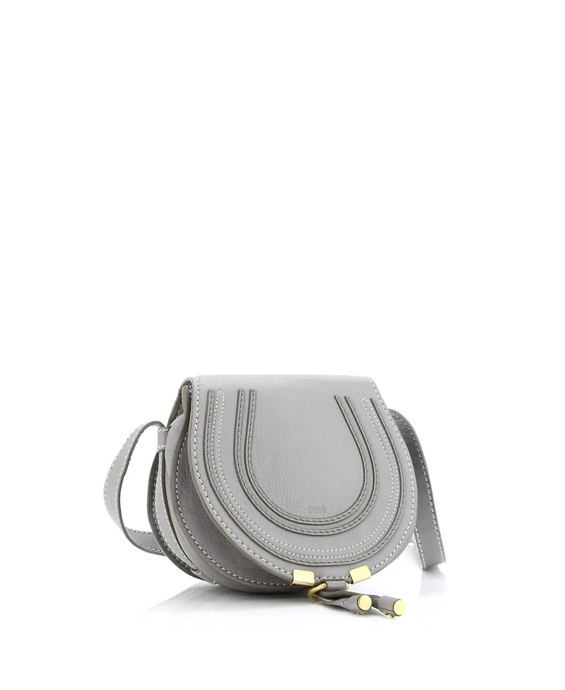 Pre-Owned Chloe Mini Marcie Crossbody Bag Leather
