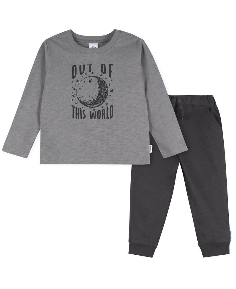 Gerber Toddler Boys 2-Piece Top and Jogger Set