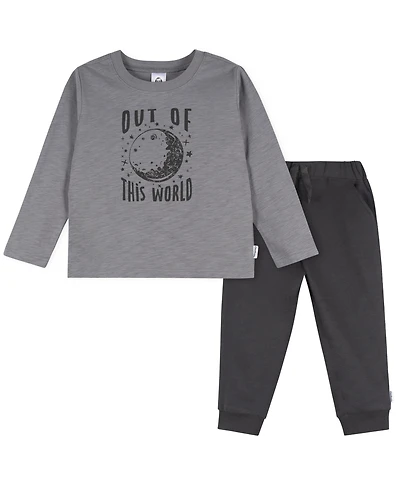 Gerber Toddler Boys 2-Piece Top and Jogger Set