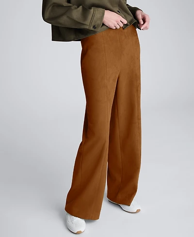 Kenneth Cole Women's High Rise Hollywood Waist Wide Pants