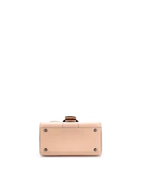 Pre-Owned Delvaux Mini Brillant Top Handle Bag Leather