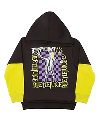Beetlejuice Boys Warner Bros 2 Piece Fleece Hoodie and Sweatpants Set