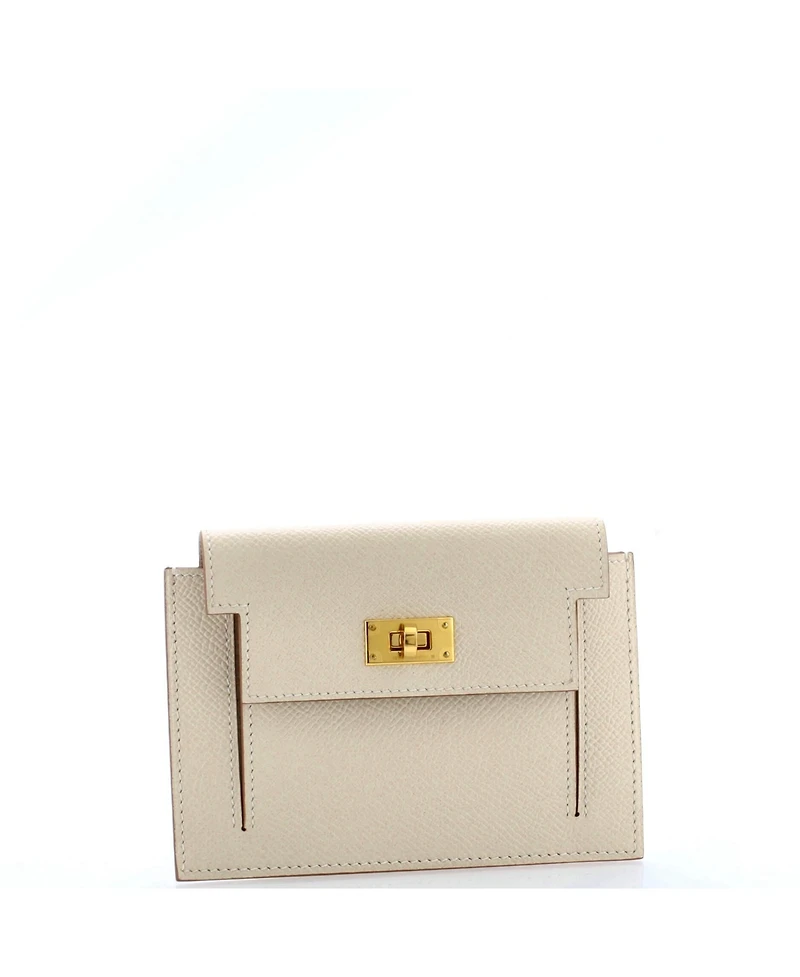 Pre-Owned Hermes Kelly Pocket Compact Wallet Epsom