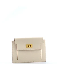 Pre-Owned Hermes Kelly Pocket Compact Wallet Epsom