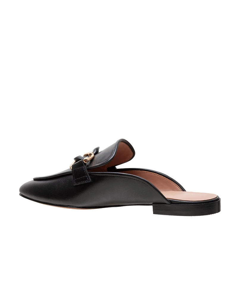 Linea Paolo Alicia | Belted Mule with Resin Chain