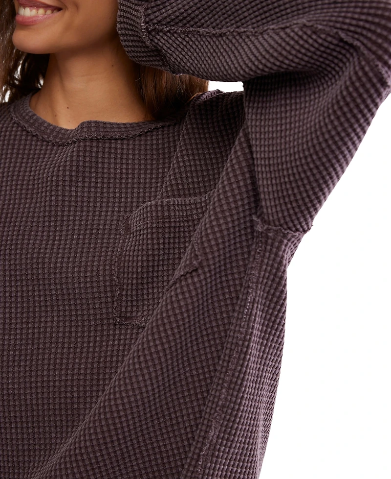 Free People Women's Dawson Pocket Oversized Pull-On Top