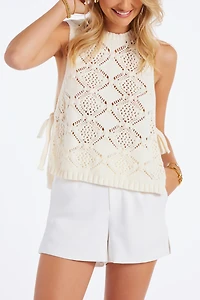 Bishop + Young Women's Provence Side Tie Sweater