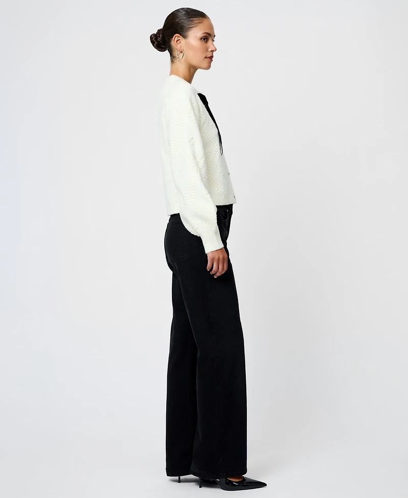 French Connection Women's Long-Sleeve Bow Detail Sweater