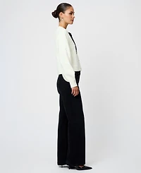 French Connection Women's Long-Sleeve Bow Detail Sweater
