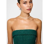 French Connection Women's Strapless A-Line Mini Dress