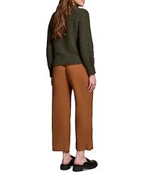 Tribal Women's Boucle Long Sleeve Crew Neck Sweater